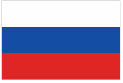 Флаг РФ (90*135) плотн. шелк с петлями д/флагштока