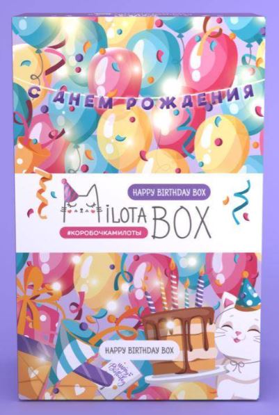 Набор подарочный MilotaBox mini "Happy Birthday Box" 