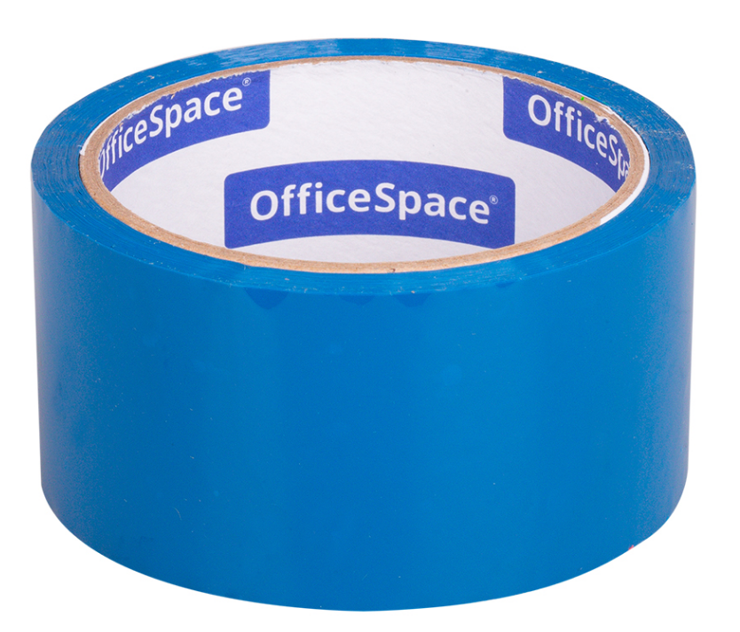 Скотч цв. синий 48 мм 40 м  OfficeSpace 45 мкм