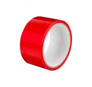 Скотч цв. красный 50 мм 66 м  Deluxe 50 мкм