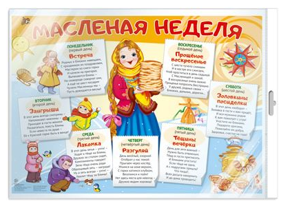 Плакат А2 "Масленая неделя" пакет