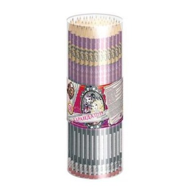 Карандаш пр.  круглый, с рис. HB/ТМ Mattel "Ever After High" 