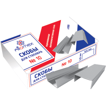 Скобы №10 оцинк. Attomex 1000 шт.