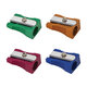 Точилка металлическая  Brauberg "Style Color" ассорти