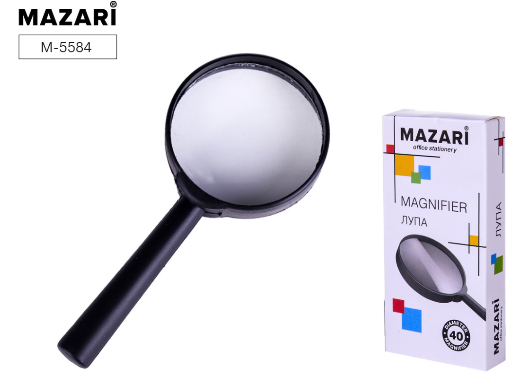 Лупа 40 мм   2-кратн. ув. Mazari