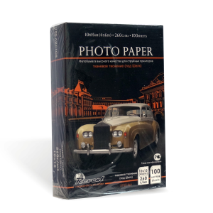 Фотобумага одностор. шёлк.  А6 260 г/м.кв.  100л. REVCOL