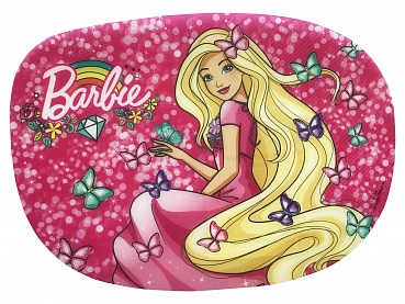 Доска для пластилина А5 фигурн.  Mattel 15*20 см  Barbie