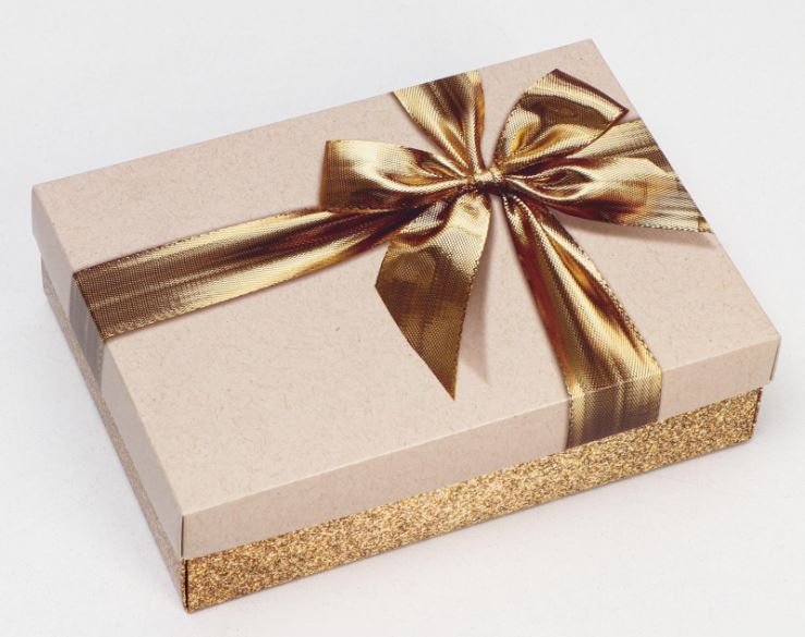 Коробка подарочная 21*15*5 "Бант" разобраная