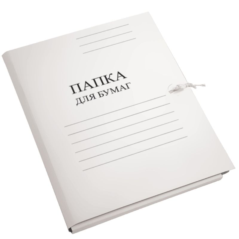 Папка для бумаг с завязками 320 г/м2 Ладога