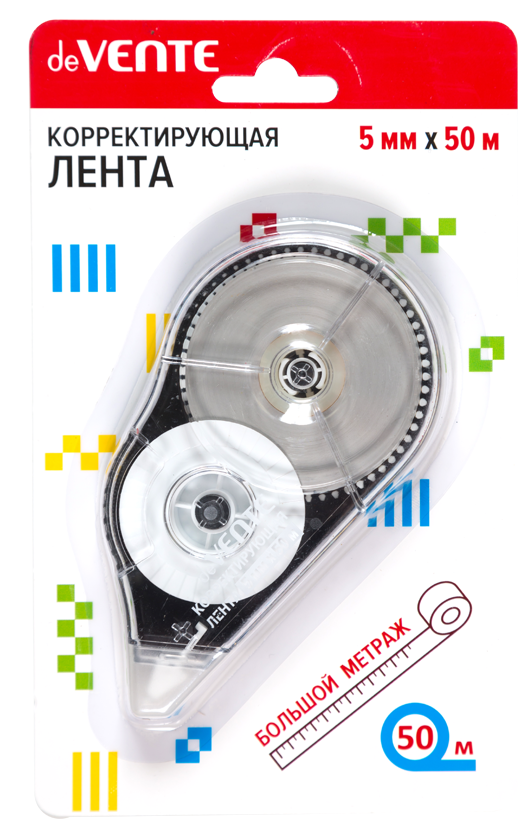 Штрих-лента  5 мм х 50 м deVENTE фронт.апплик., блистер