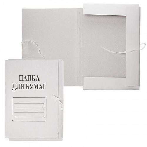 Папка для бумаг с 4 завязками  300 г/м2, с расширением 40 мм, Color Code