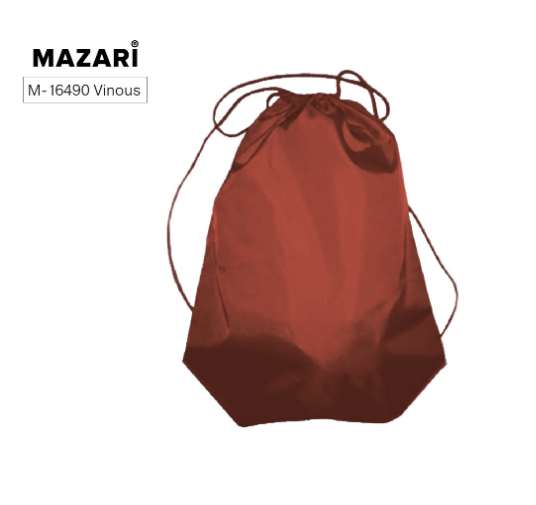 Сумка  для школьной обуви MAZARI бордовая, 420*340 мм